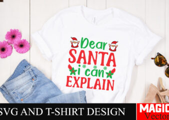 Dear Santa i Can Explain SVG Cut File,Winter svg, Santa SVG, Holiday, Merry Christmas, Christmas Bundle, Funny Christmas Shirt, Cut File Cr