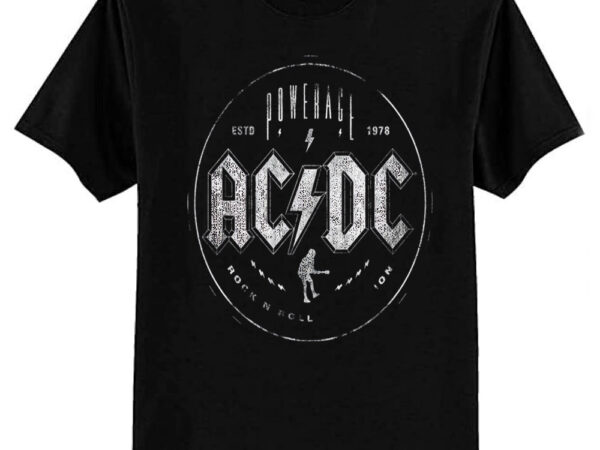 Ac dc retro t-shirt