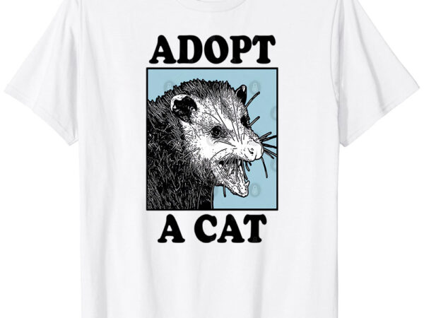 Adopt a cat t-shirt