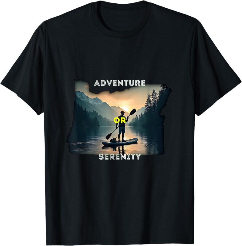 Adventure or Serenity Peaceful Scene T-Shirt