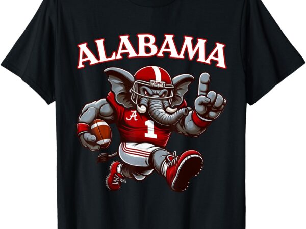 Alabama al vintage sports funny love elephant animal men kid t-shirt