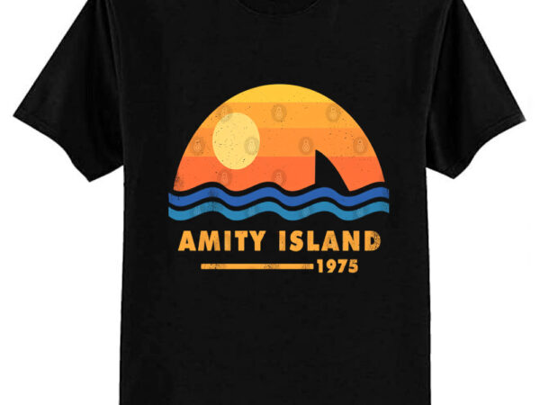 Amity island 1975 t-shirt