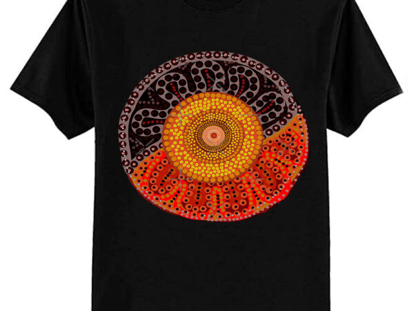 Australian aboriginal sun classic t-shirt