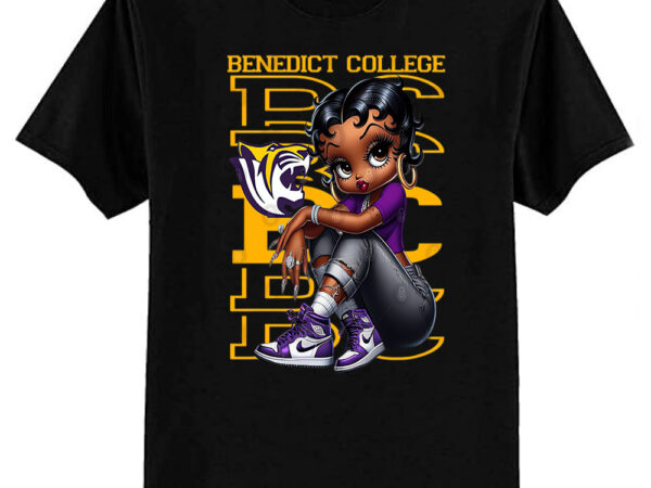 Bc tigers benedict college tigers betty boop t-shirt