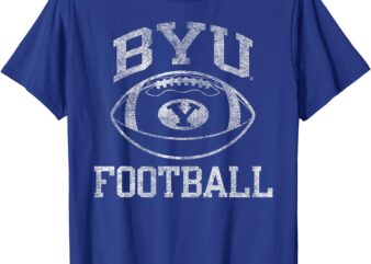 BYU Cougars Football Intensity Blue Officially Licensed T-Shirt