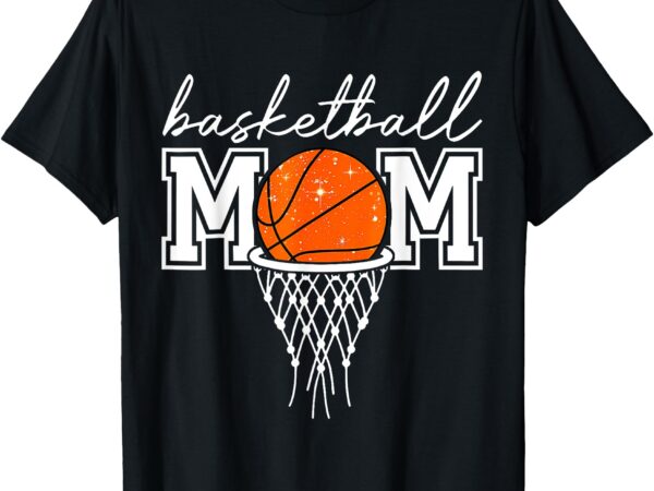 Basketball hoop net game day t-shirt