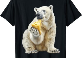 Bear Cheese Animal Cheese Design T-Shirt