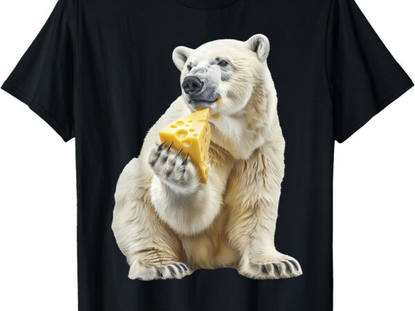 Bear cheese animal cheese design t-shirt