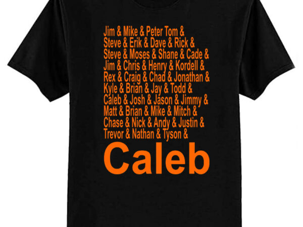 Bears quarterbacks to caleb t-shirt