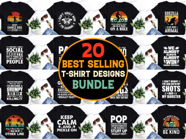 Best selling t-shirt design bundle