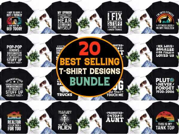 Best selling t-shirt design bundle