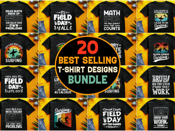 Best selling t-shirt design bundle