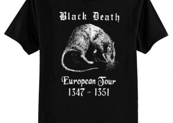 Black Death European Tour T-Shirt