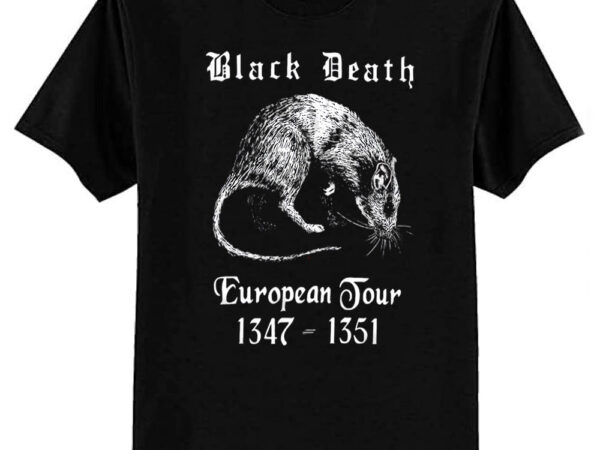 Black death european tour t-shirt