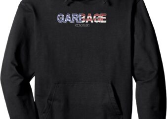 Bold Garbage USA Design I Patriotic Humor Apparel Pullover Hoodie