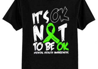 Break the Silence Mental Health Awareness It Ok Not To Be Ok T-Shirt-2