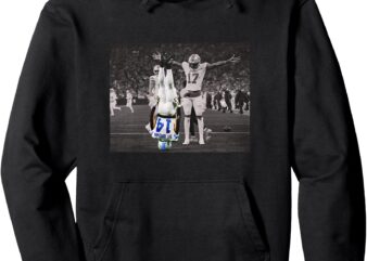 Brian Branch Vintage Tee Middle Finger Pullover Hoodie