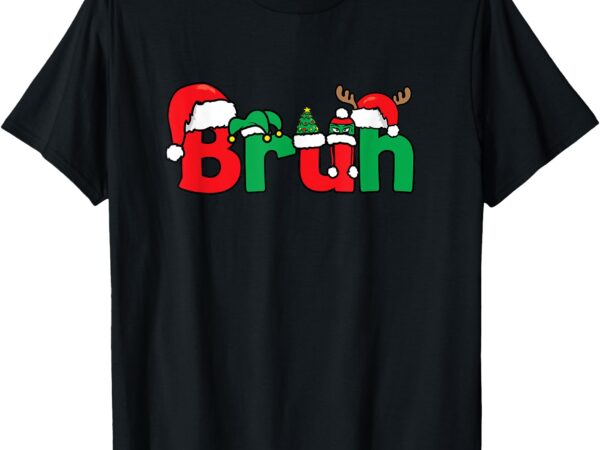 Bruh christmas teens boys kids funny xmas pajama t-shirt