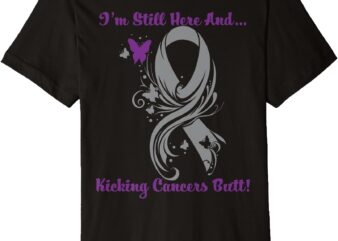 Cancer Ribbon Grey Premium T-Shirt