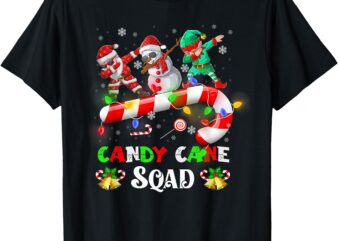 Candy Cane Squad Funny Christmas Candy Cane Lover Xmas T-Shirt