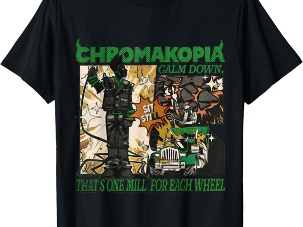 Cartoon green chroma t-shirt