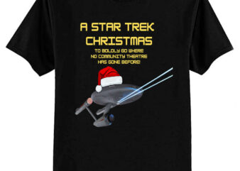 Cast Shirt A Star Trek Christmas T-Shirt