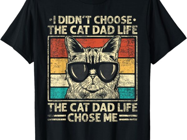 Cat dad shirts for men funny cat dad father’s day cat daddy t-shirt