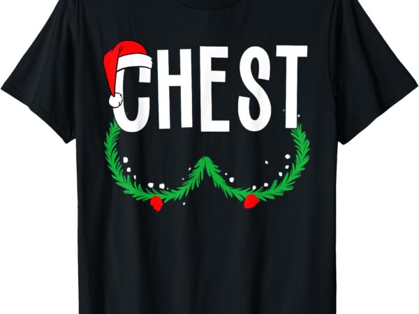 Chest nuts matching chestnuts funny christmas couples chest t-shirt