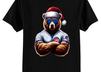 Chicago Cubs Christmas T-Shirt