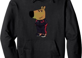 Chill Guy Dog Costume Gifts Christmas Pullover Hoodie