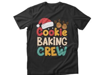 Christmas Cookie Baking Crew T-shirt Design