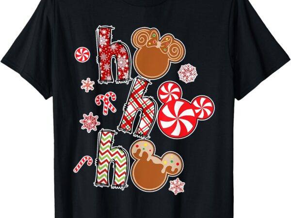 Christmas gingerbread candy ho ho ho funny xmas men women t-shirt