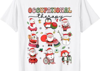 Christmas Occupational Therapy OT Therapist OT Assistant T-Shirt