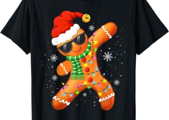 Christmas Shirts Kids Boys Toddler Gingerbread Xmas Lights T-Shirt