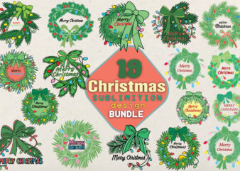 Merry Christmas T-shirt Bundle Merry Christmas Svg Bundle