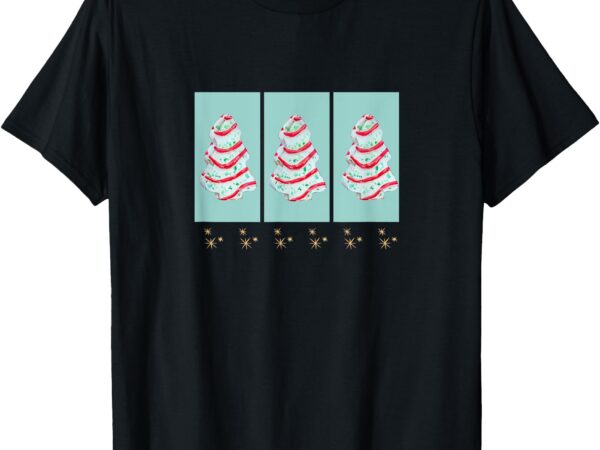 Christmas tree cake holiday funny christmas t-shirt