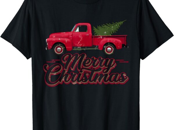 Christmas truck merry christmas costume t-shirt