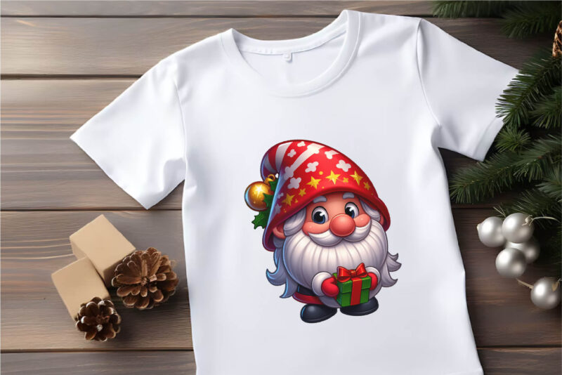 Christmas gnome. Clipart, PNG.