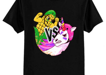 Corn VS Unicorn (distressed) T-Shirt