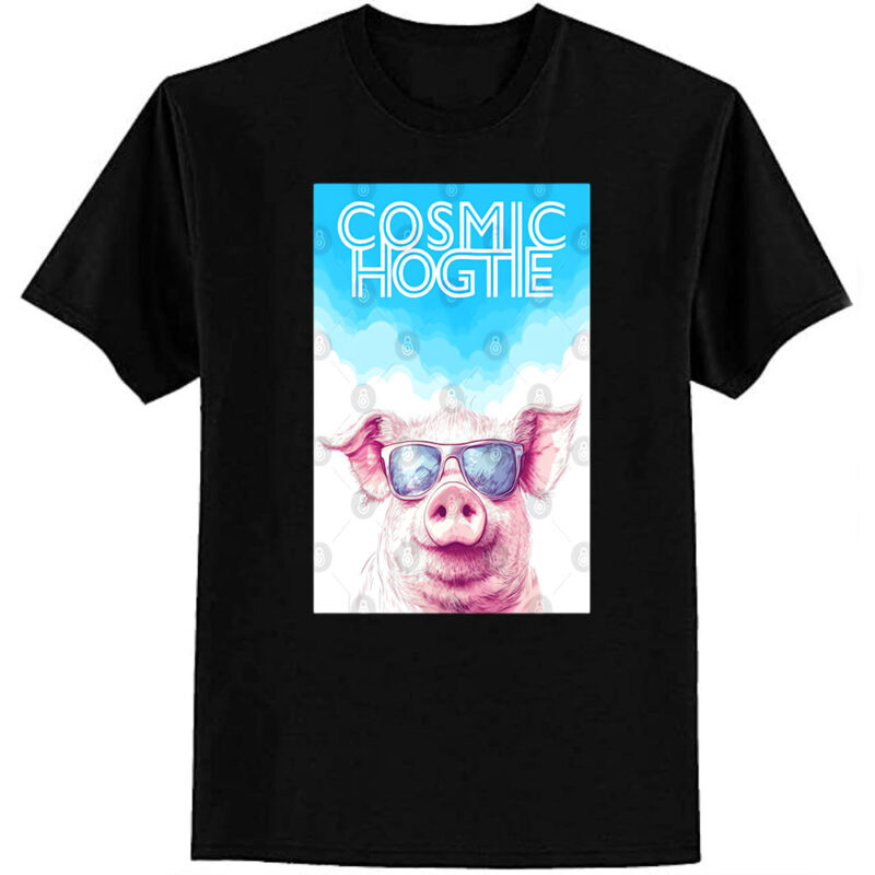 Cosmic Hogtie – Cool Pig Clouds T-Shirt