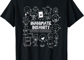 Creator Ink Inanimate Insanity Black And White T-Shirt