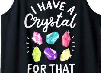 Crystal gemstone chakra spiritual energy healing tank top