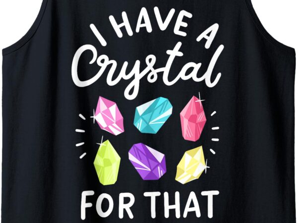 Crystal gemstone chakra spiritual energy healing tank top t shirt vector file