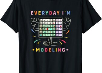 Cute AAC Communication AAC Symbols Everyday I’m Modelling T-Shirt