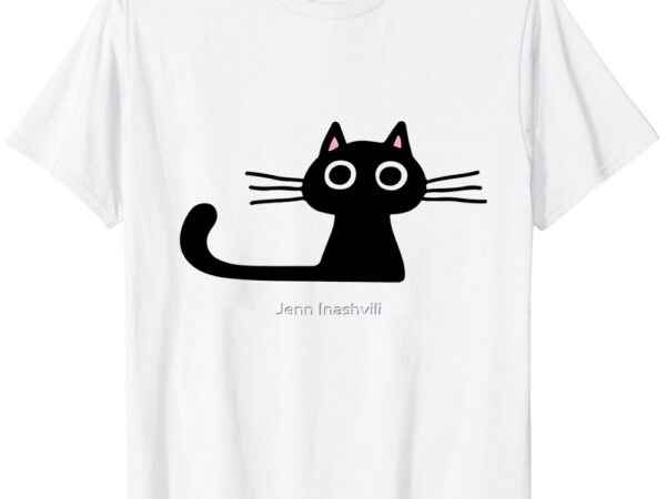 Cutie kitty cat wide eyed black kitten classic t-shirt