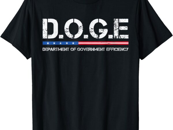 Doge d.o.g.e. department of government efficiency t-shirt