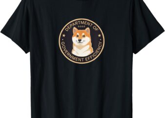 DOGE Department Of Government Efficiency Shiba Inu Dog Coin T-Shirt