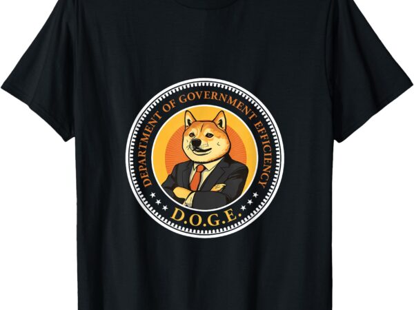 Doge department of government efficiency tee – doge design t-shirt