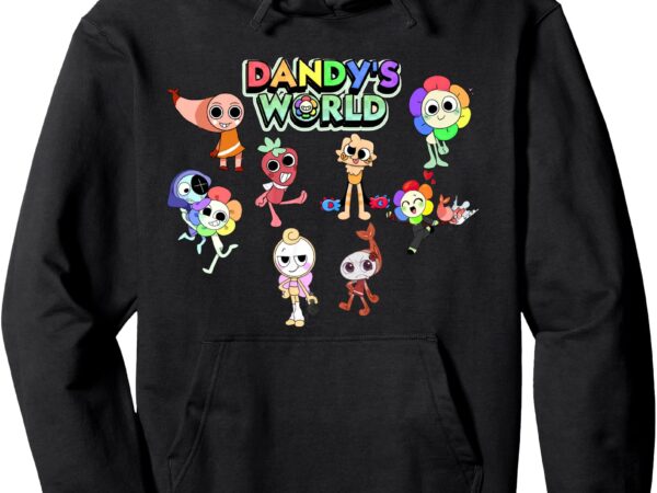 Dandy’s world gifts for thanksgiving, birthday, christmas pullover hoodie t shirt vector illustration