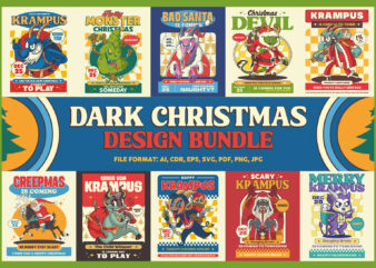 Dark Christmas Design Bundle